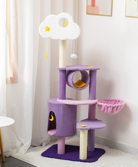 Cat Tree Cat Tower для домашних кошек Многоуровневая мебель для кошек